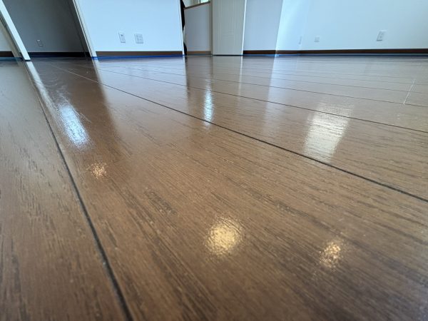 神奈川県藤沢市 フロアコーティング 施工前の様子
