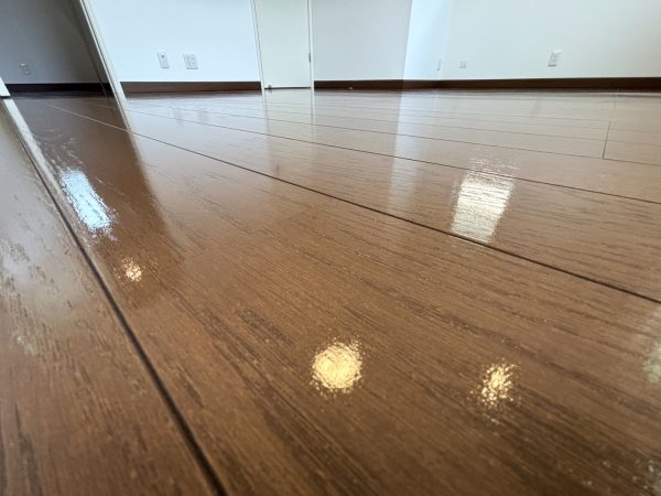 神奈川県藤沢市 フロアコーティング 施工後 わんスマイルコート