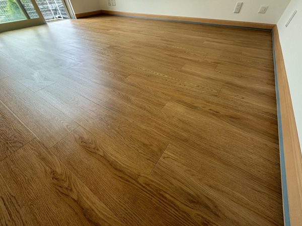 神奈川県藤沢市 フロアコーティング 施工前の様子