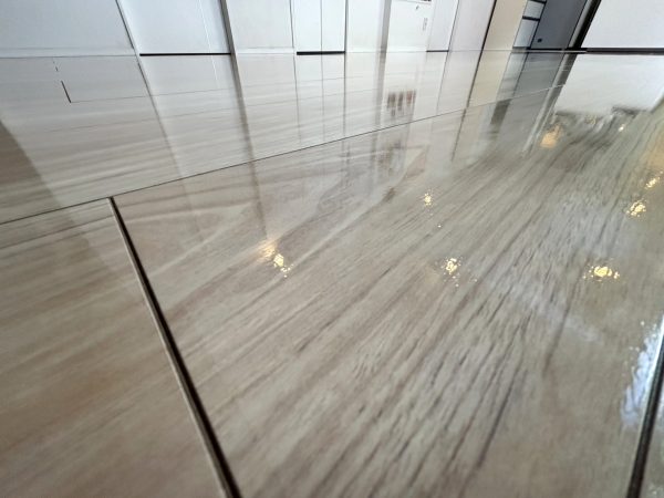 茨城県守谷市 フロアコーティング 施工後 わんスマイルコート