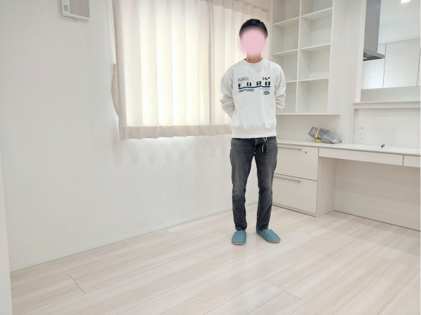 千葉県船橋市 フロアコーティング 施工後 お客様の様子