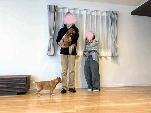 茨城県つくば市 フロアコーティング後　お客様の様子