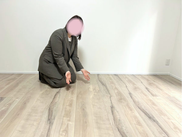 神奈川県横浜市 フロアコーティング後　お客様の様子