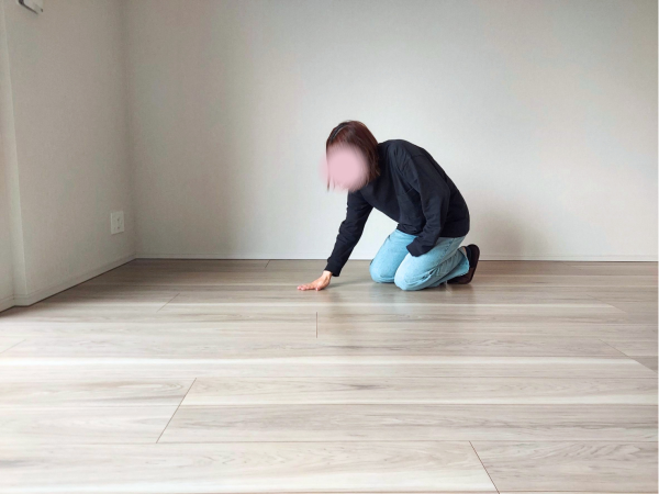 東京都青梅市 フロアコーティング 後 お客様の様子