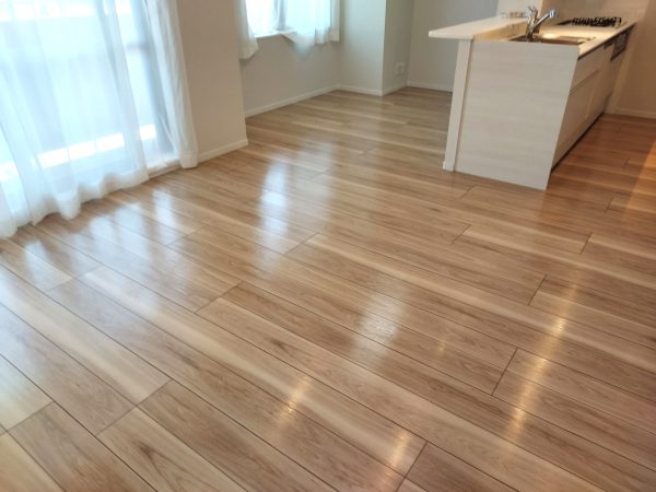 東京都江戸川区 フロアコーティング 施工後 ガラスUVコーティング