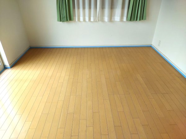 神奈川県三浦市 フロアコーティング 施工前の様子