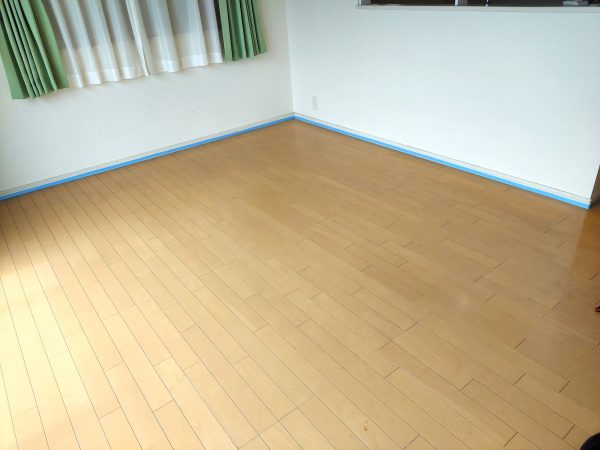 神奈川県三浦市 フロアコーティング 施工前の様子