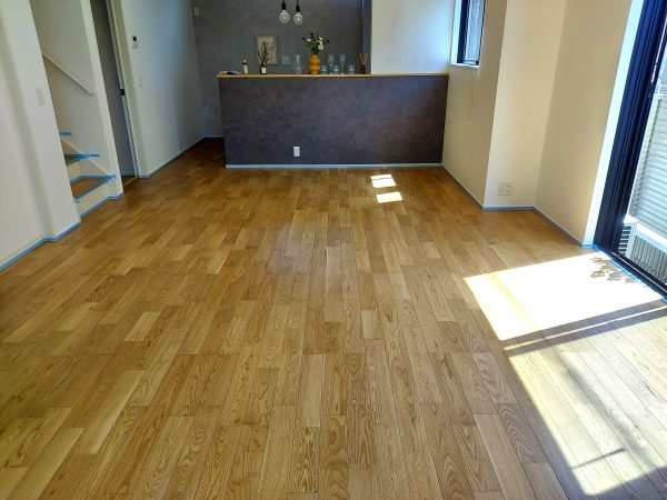 埼玉県さいたま市緑区 フロアコーティング 施工前の様子
