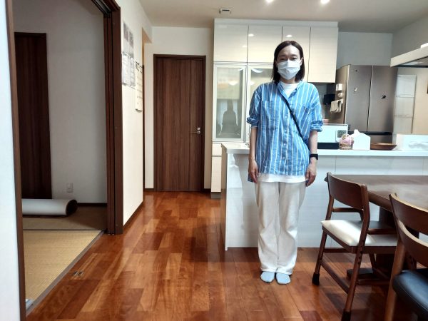 栃木県下野市 フロアコーティング 施工後 お客様の様子