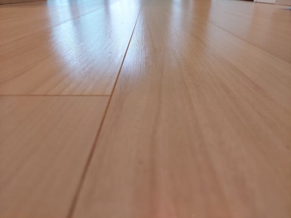 東京都港区 フロアコーティング 施工後 わんスマイルコートplus マット仕上り