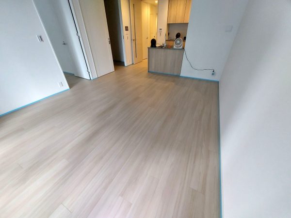 東京都港区 フロアコーティング 施工前の様子