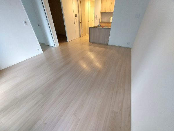 東京都港区 フロアコーティング 施工後 わんスマイルコートplus マット仕上り