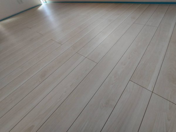 福島県郡山市フロアコーティング 施工前の様子