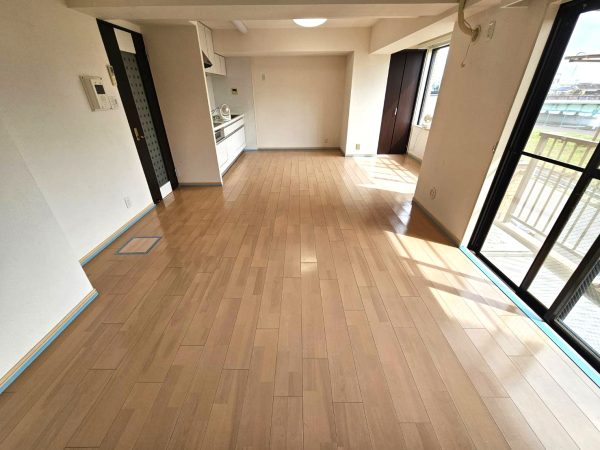 東京都葛飾区フロアコーティング 施工前の様子