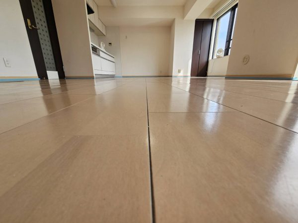 東京都葛飾区フロアコーティング 施工前の様子