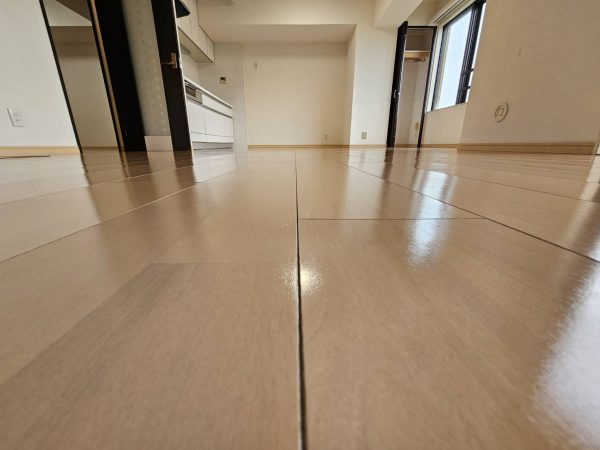 東京都葛飾区フロアコーティング 施工後 ガラスコーティング