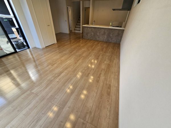 東京都練馬区 フロアコーティング 施工後 わんスマイルコート