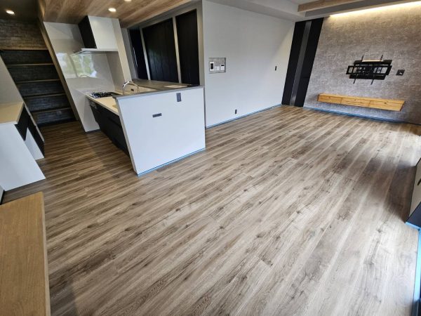 茨城県猿島郡境町 フロアコーティング 施工前の様子