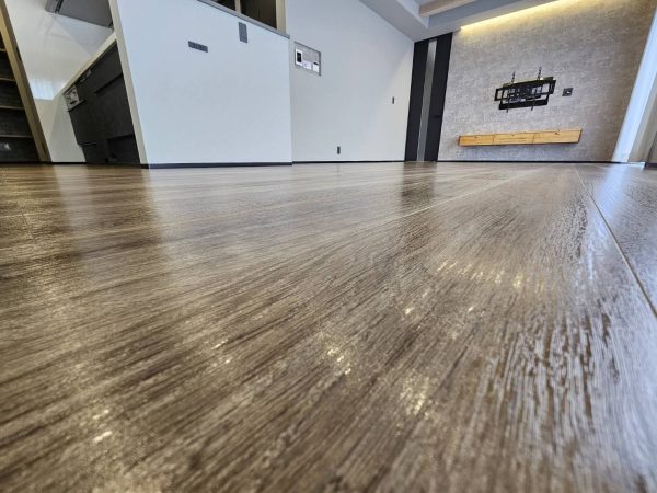 茨城県猿島郡境町 フロアコーティング 施工後 ガラスUVコーティング