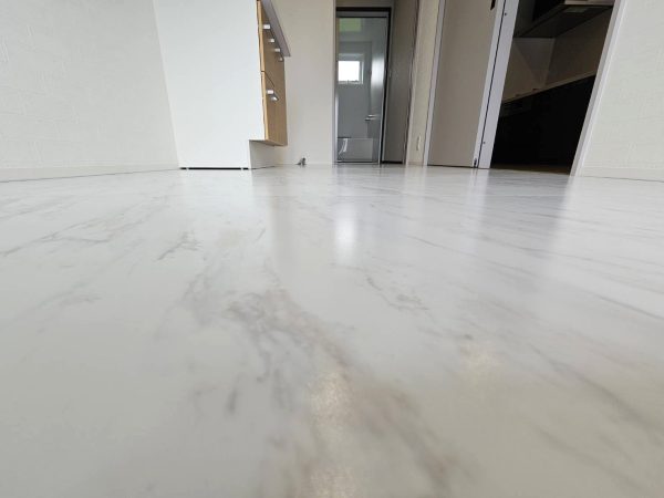 茨城県猿島郡境町 フロアコーティング 施工後 ガラスUVコーティング