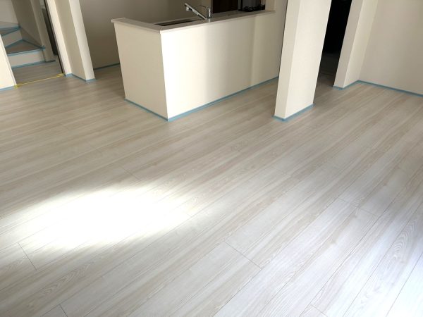 福島県いわき市泉町 フロアコーティング 施工前の様子