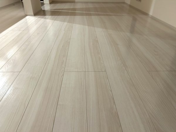 福島県いわき市泉町 フロアコーティング 施工前の様子