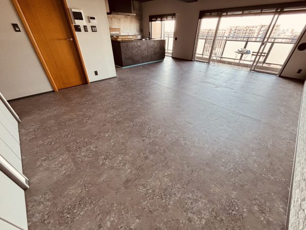 埼玉県川口市 フロアコーティング 施工前の様子
