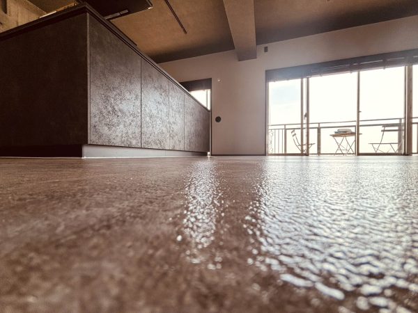 埼玉県川口市 フロアコーティング 施工後 わんスマイルコートplus マット仕上り