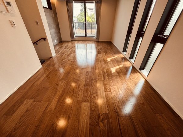 東京都練馬区フロアコーティング 施工後 ガラスコーティング