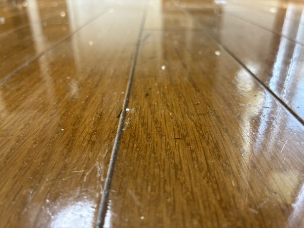 茨城県つくば市 フロアコーティング 施工前の様子