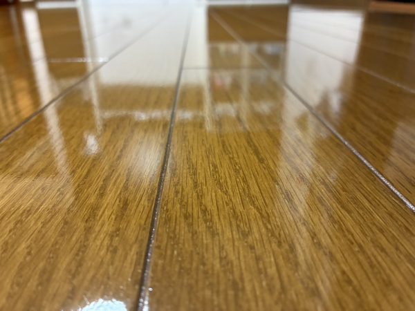 茨城県つくば市 フロアコーティング 施工後 ガラスUVコーティング