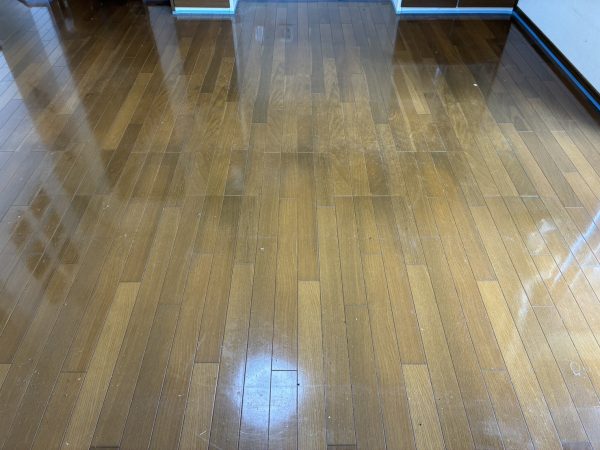 茨城県つくば市 フロアコーティング 施工前の様子