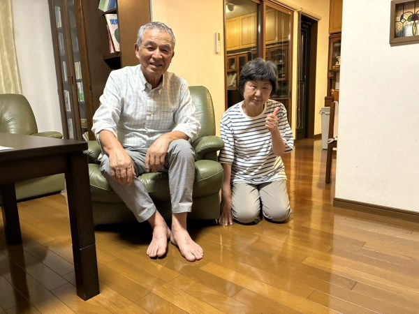 茨城県つくば市 フロアコーティング 施工後 お客様の様子