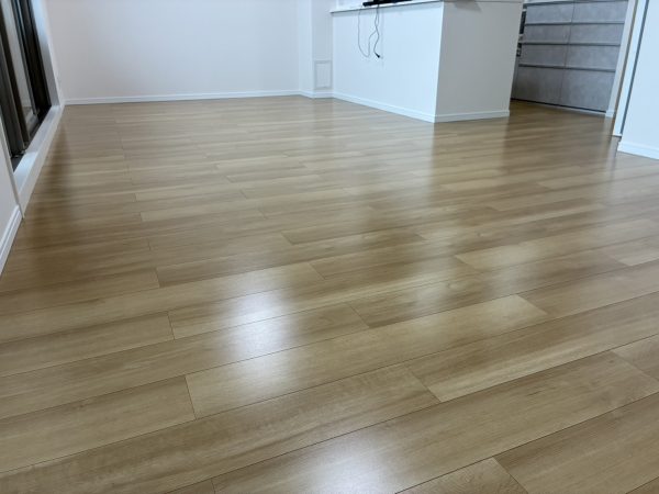 千葉県柏市フロアコーティング 施工後 ガラスコーティング