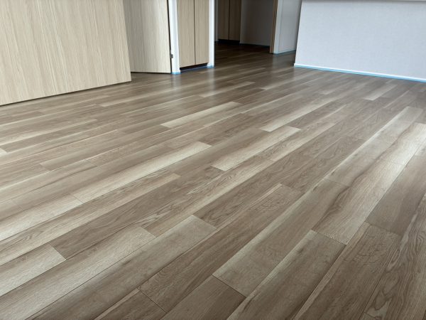 東京都稲城市 フロアコーティング 施工前の様子