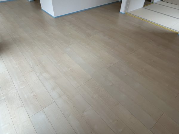 宮城県岩沼市フロアコーティング 施工前の様子