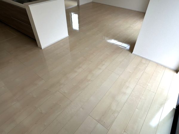 宮城県岩沼市 フロアコーティング 施工後 わんスマイルコート