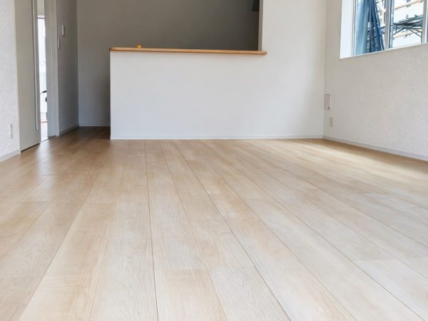 福島県いわき市 フロアコーティング 施工前の様子