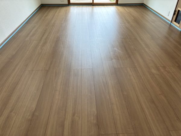 宮城県仙台市宮城野区 フロアコーティング 施工前の様子