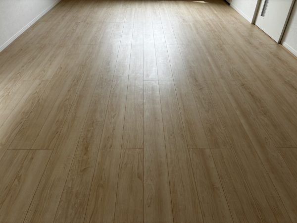 新潟市西区フロアコーティング 施工前の様子