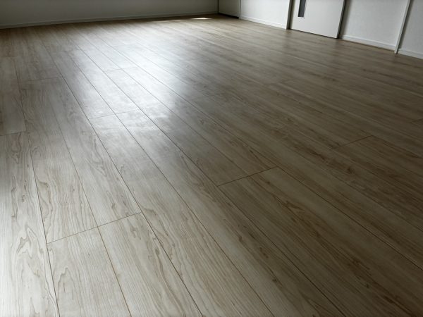 新潟市西区フロアコーティング 施工前の様子