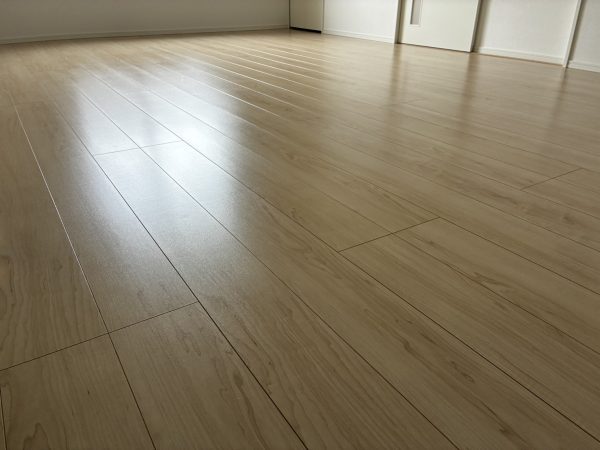 新潟市西区フロアコーティング 施工後 ガラスコーティング