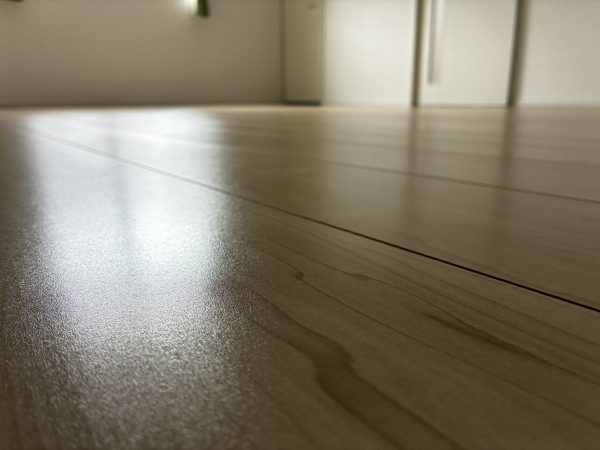 新潟市西区フロアコーティング 施工後 ガラスコーティング