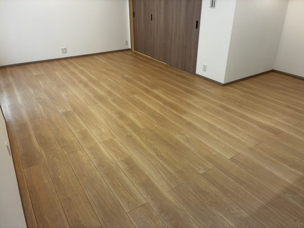 栃木県佐野市 フロアコーティング 施工前の様子