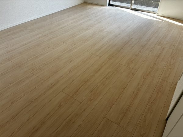 福島県いわき市フロアコーティング 施工前の様子

