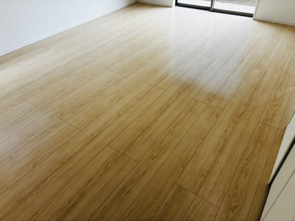 福島県いわき市フロアコーティング 施工後 ガラスコーティング