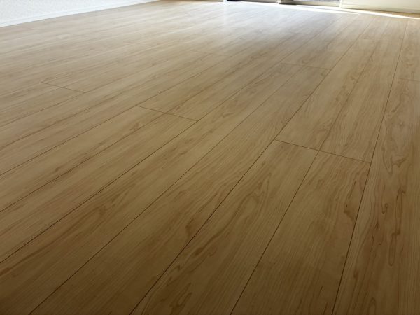 福島県いわき市フロアコーティング 施工前の様子
