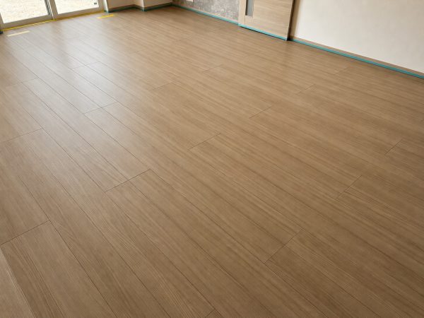福島県石川郡 フロアコーティング 施工前の様子