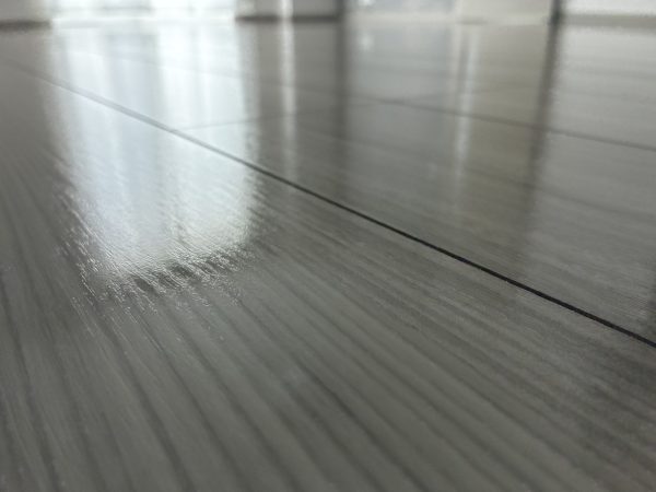 福島県石川郡 フロアコーティング 施工後 ガラスUVコーティング