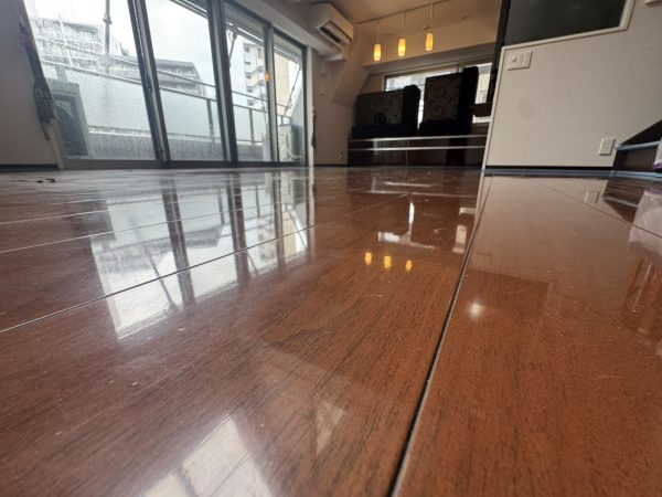 東京都品川区フロアコーティング 施工前の様子